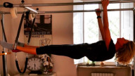 Alessia Marcuzzi in forma con il Pilates