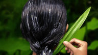 Maschera per capelli all'aloe vera