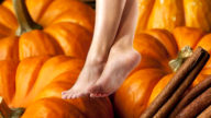 Piedi più belli e rilassati con la zucca