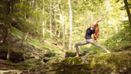 Yoga all’aperto in vacanza